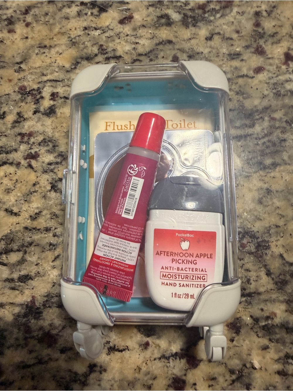 PocketBac Afternoon Apple Picking Hand Sanitizer - White & Red